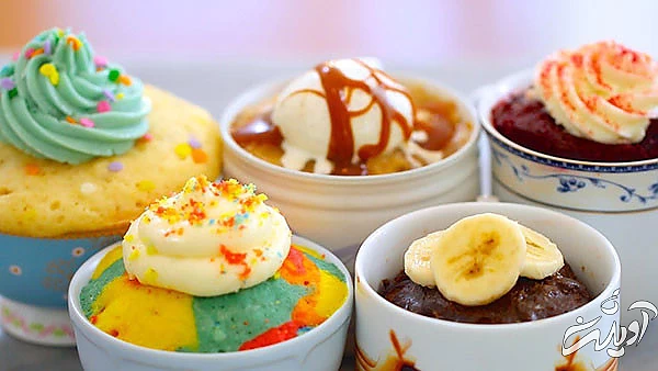 انواع دستورالعمل‌های آشپزی در ماگ برای آنهایی که مایکروفر دارند